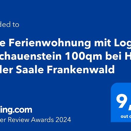 Tolle Ferienwohnung Mit Loggia In Schauenstein 100Qm Bei Hof An Der Saale Frankenwald Luaran gambar
