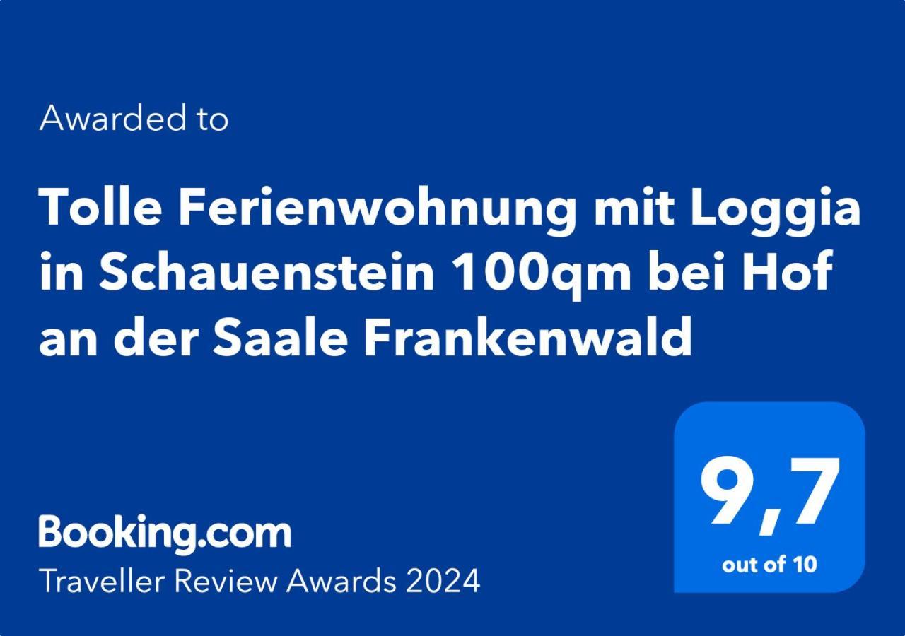 Tolle Ferienwohnung Mit Loggia In Schauenstein 100Qm Bei Hof An Der Saale Frankenwald Luaran gambar
