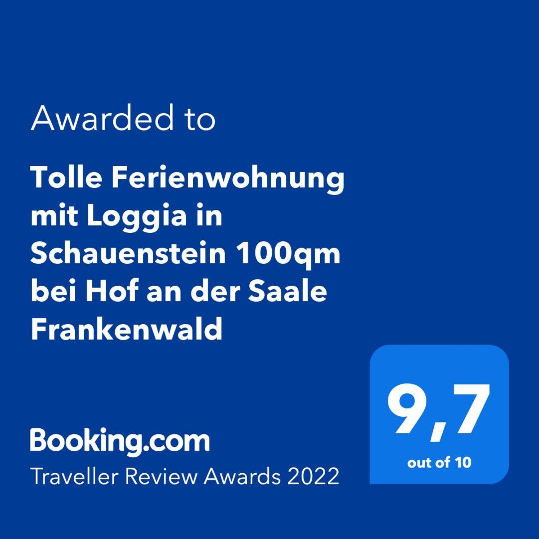 Tolle Ferienwohnung Mit Loggia In Schauenstein 100Qm Bei Hof An Der Saale Frankenwald Luaran gambar